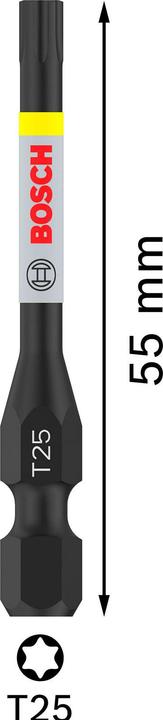 Actual product image Bosch Professional Zubehör PRO Torx Impact Bit (T25)