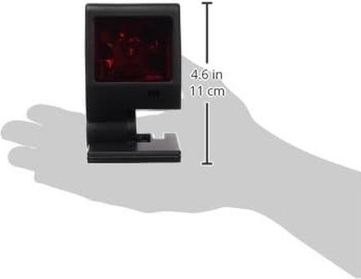 Actual product image Honeywell QuantumT 3580, 1D, Kit (USB), Black Presentation Scanner, Retail, 1D, Laser, Omnidirectional, IR-B (1D barcodes)