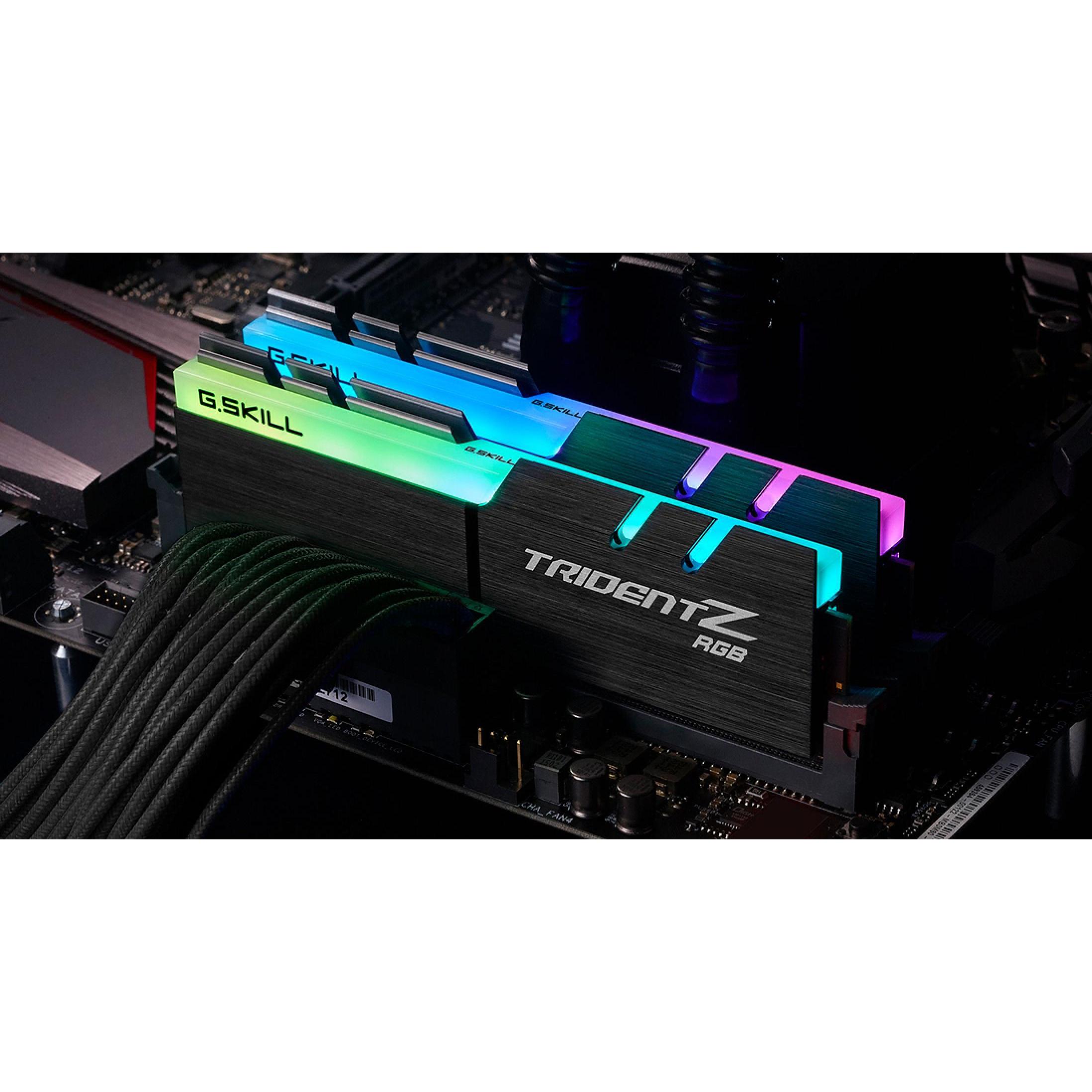 Thumbnail - G.Skill Trident Z RGB (2 x 32GB, 3200 MHz, DDR4-RAM, DIMM), RAM, Schwarz