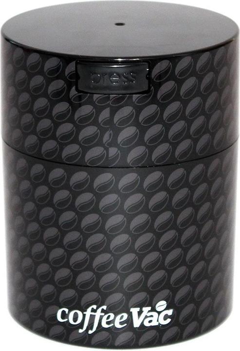 Tightvac With Coffeevac Logo Sempre Fresco Black with Beans 0.8L