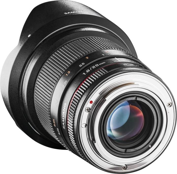 Immagine prodotto Samyang 20mm f/1.8 ED AS UMC Canon EF (Canon EF, Full-frame)