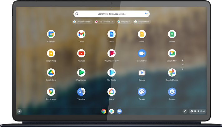 Actual product image Lenovo IdeaPad Duet 5 Chromebook (13.30", Snapdragon 7c Gen 2, 8 GB, 128 GB, CH)