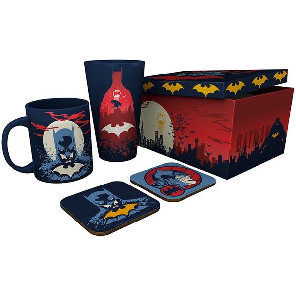 Abystyle Multicolore Dc Comics Giftset Bicchiere/Tazza/Sottobicchieri Glow, Tazze,