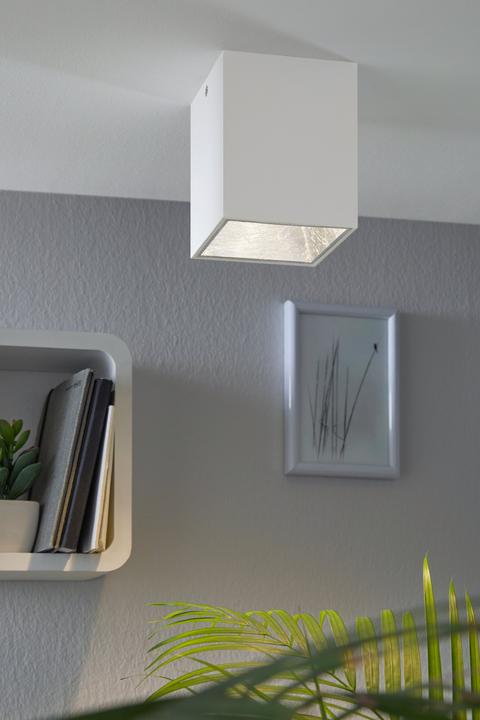 Produktbild EGLO POLASSO Deckenleuchte weiss, silber (340 lm)