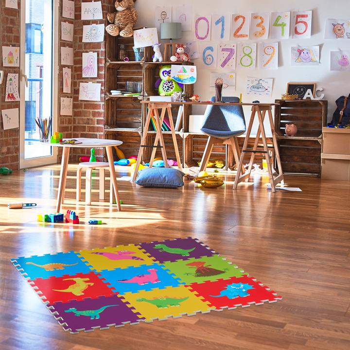 Actual product image Relaxdays 9-piece puzzle mat (30 x 30 x 1 cm)