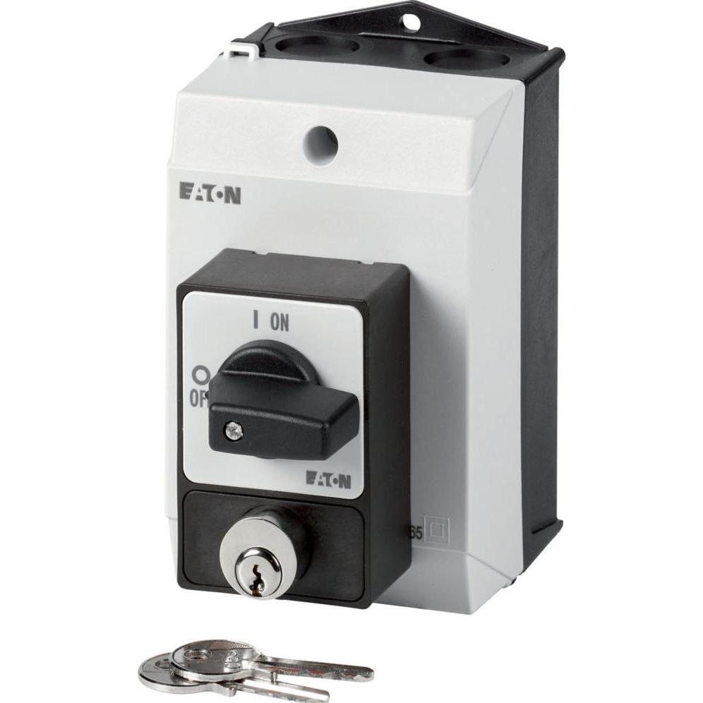 Eaton, Systemstromversorgung, T0-2-1/I1/SVA A Ein-Aus Schalt. 3p 20A Zyl.-Sperre 0-1 90° rast