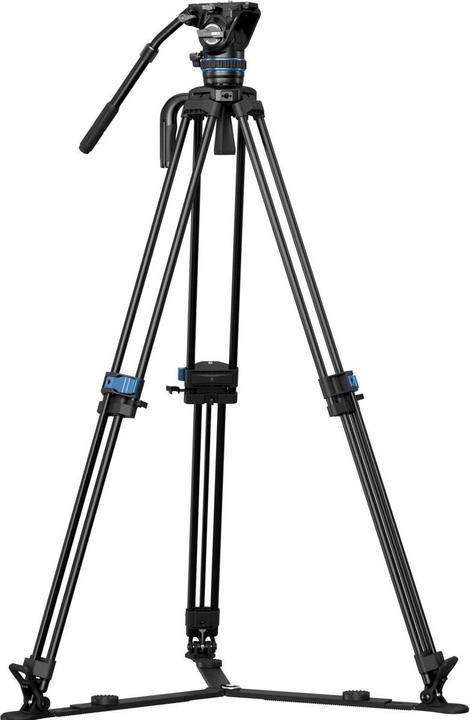 Produktbild Sirui SQ75A Aluminum Twin-Leg Video Tripod 75mm Half-Bowl + S5 Hea (SI-SQ75A+S5) (Metall)