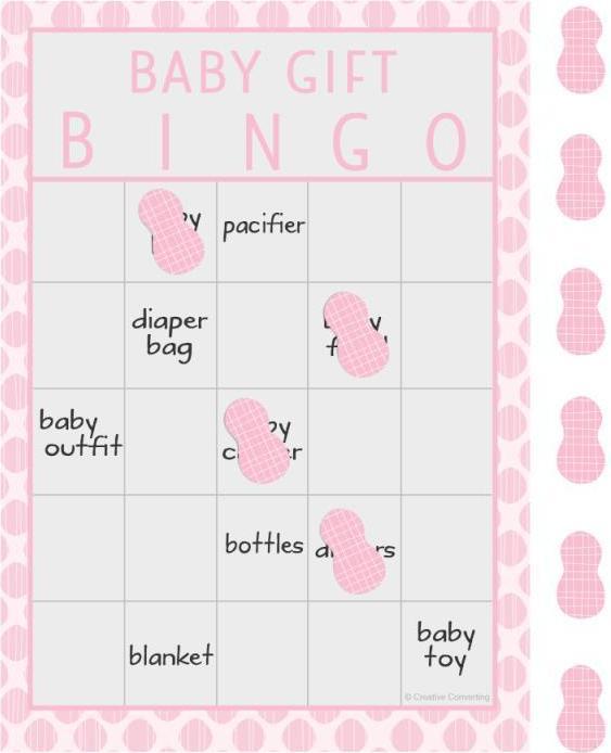 Actual product image Creative Party Peanut Bingo (Pack of 10) (10 pcs.)