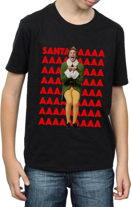 Immagine prodotto Elf Buddy Santa Scream Maglietta Ragazzi (140, 146)