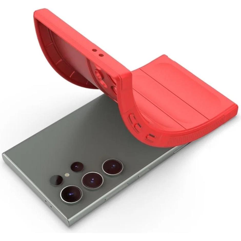 Thumbnail - Screenguard CloudCase Hülle (Samsung Galaxy S24 Ultra), Smartphone Hülle, Rot