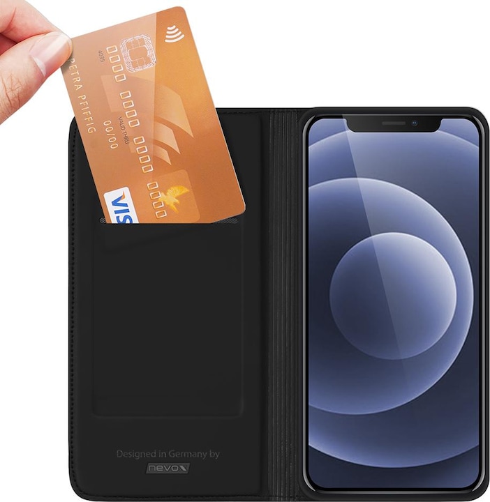 Image du produit Nevox Vario Series Bookcase iPhone 15 noir (Apple iPhone 15)
