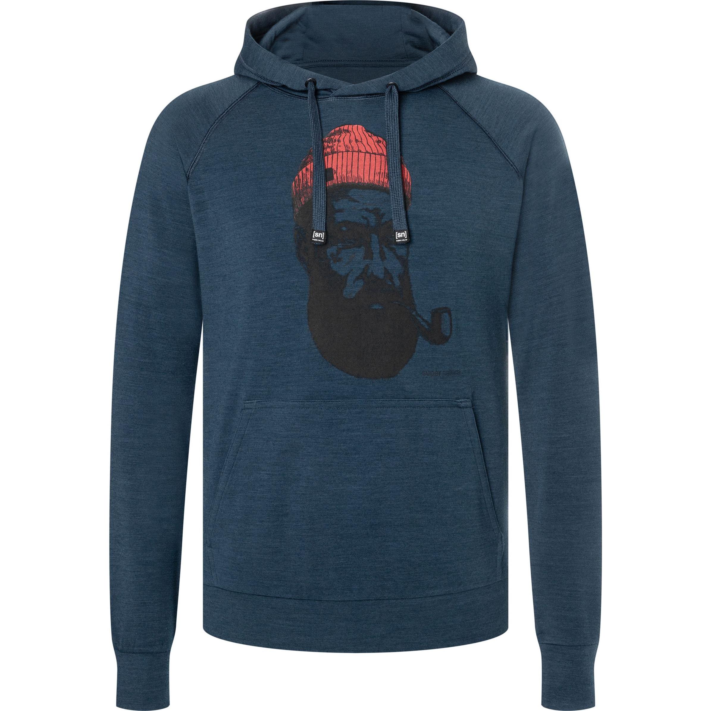 Super Natural, Herren, Pullover, Favourite Sailor Hoodie, Blau, (XXL)