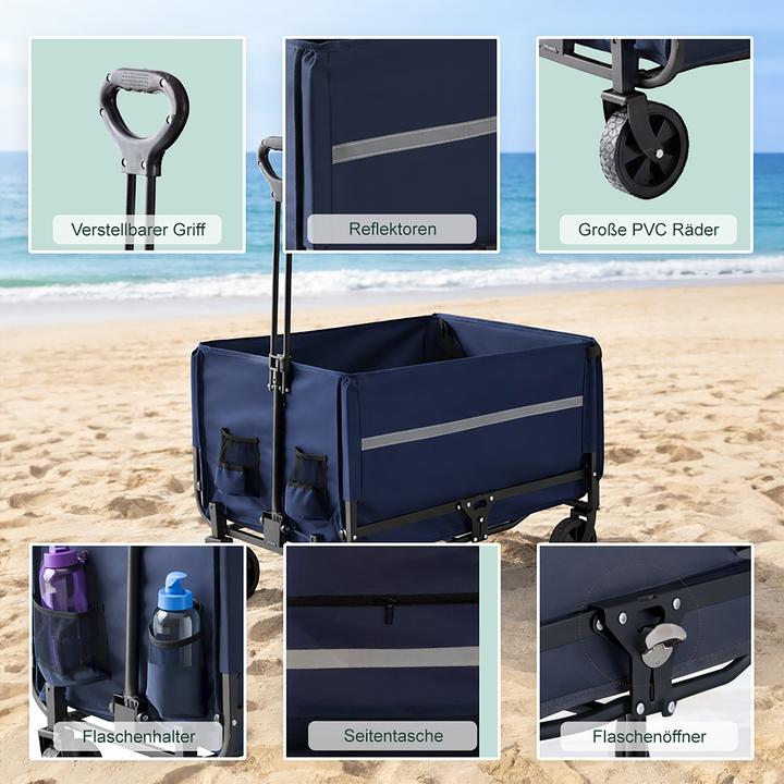 Produktbild Relaxdays Bollerwagen