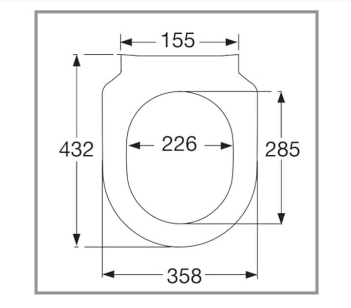 Actual product image Villeroy & Boch V&B WC seat SUBWAY SlimSeat Scharn a ES SoftClosing function white
