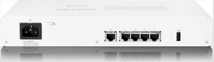 Produktbild HPE Networking Instant On Secure Gateway 5-port SmartRate 2.5G PoE+ 64W SG2505P EU en (5 Ports)