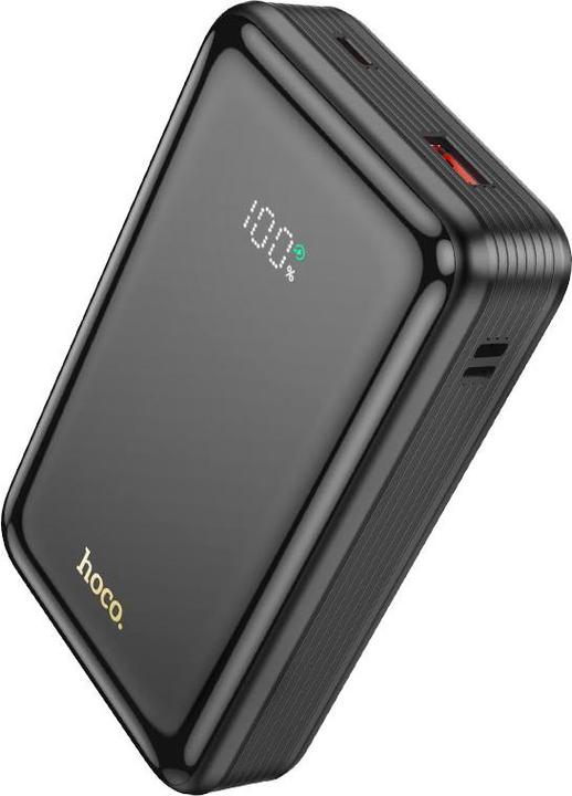 Immagine prodotto Hoco Q21A Powerbank 20000mAh, Schwarz - Hochleistungs-Powerbank für Smartphone und Tablet (20000 mAh)