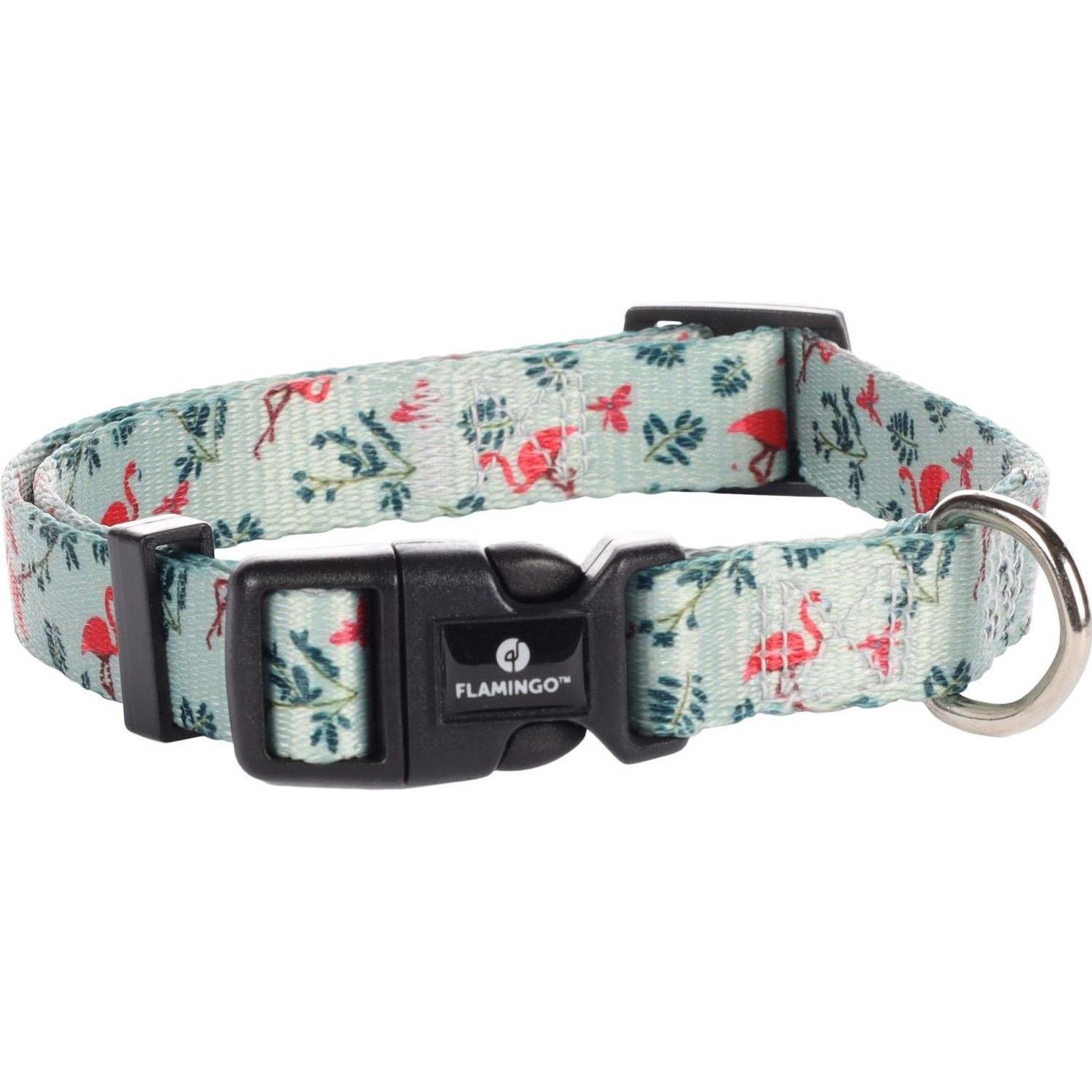 Meilleurs prix pour Flamingo COLLAR SAMAR LIGHT GREENXS 20-35CM (XS, Chien), Collier + laisse