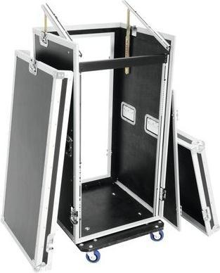 Produktbild Roadinger Spezial-Kombi-Case Profi, 20HE Rollen (19" Case)