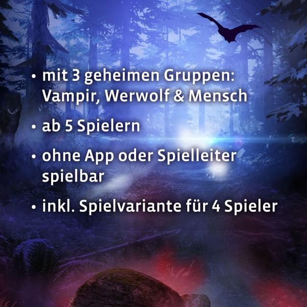 Produktbild Kosmos Jäger der Nacht Bissiges Teamspiel - nicht nur für Werwölfe (Deutsch, 5 - 8 Spieler)