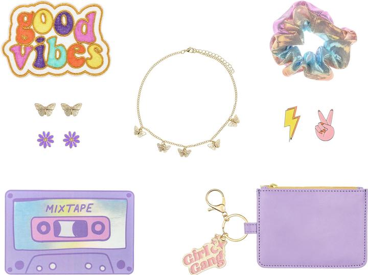 Actual product image Partydeco Jewelry Girl Gang Goodie Box 19 x 15 x 4 cm, 9 pieces