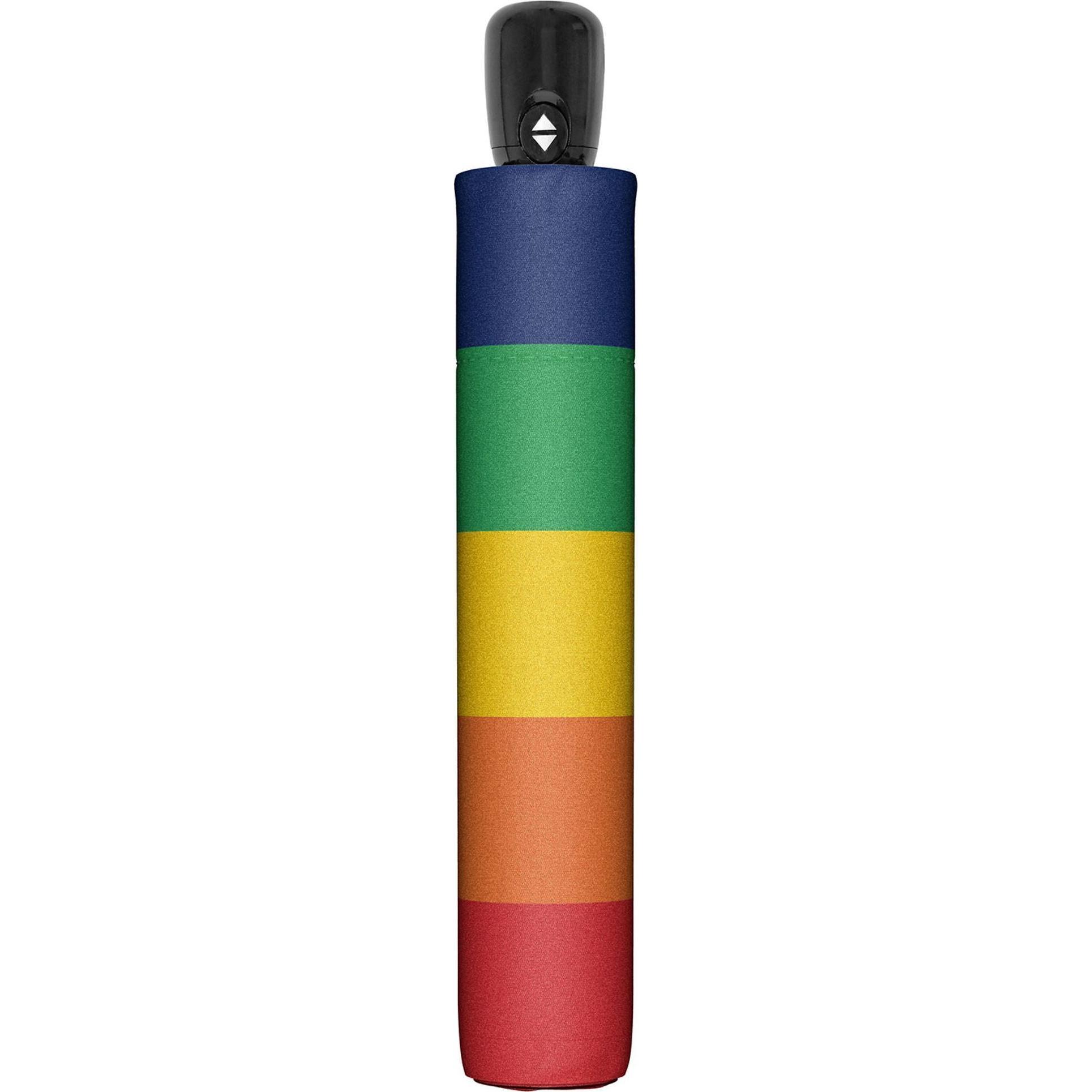 Thumbnail - Doppler, Regenschirm, RS.modern.ART Magic Auf/Zu AC Mini Pride rainbow, 55/8, Pongee, Mehrfarbig