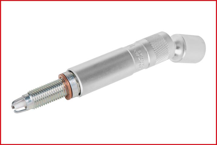 Actual product image KS Tools 517.1145 3/8" Zündkerzen-Stecknuss-Satz magnetisch mit Gelenk