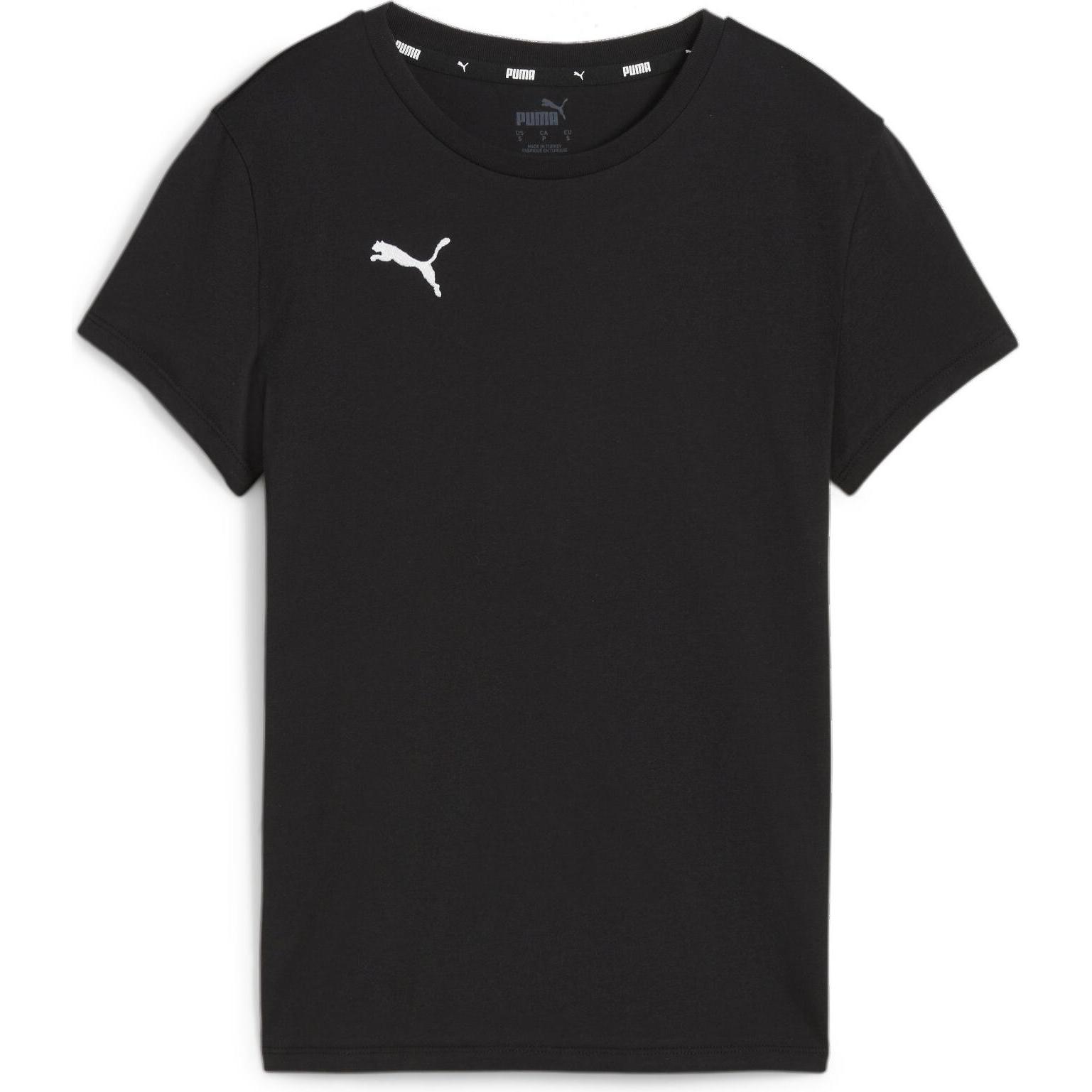 Puma, Damen, Sportshirt, teamGOAL Casuals Tee Wmn (M), Schwarz, M