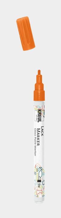 Actual product image Kreul Gloss Paint Marker, fine, orange (1x)