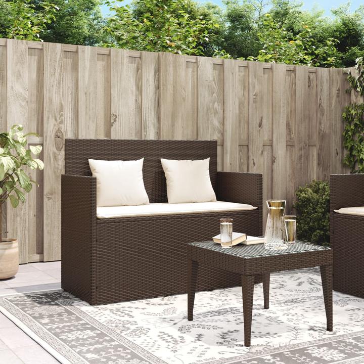Image du produit vidaXL Ensemble salon de jardin 10 pièces avec coussins