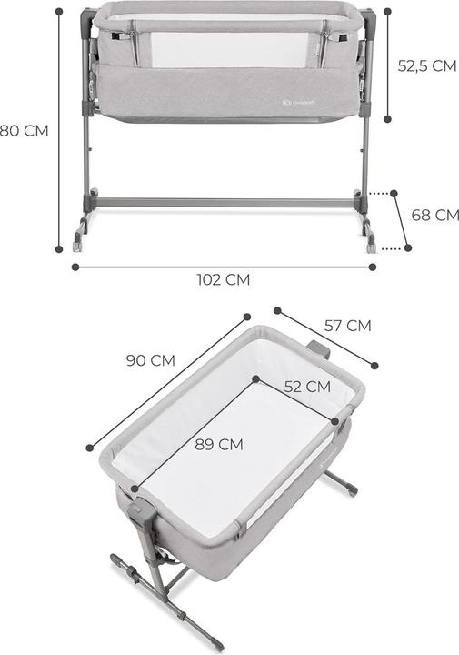 Image du produit KinderKraft Lit bébé Neste Up (89 x 52 cm)