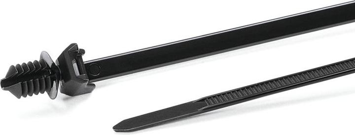 Actual product image HellermannTyton Hellermann T50SOSFT6D10E-PA66HS-BK 500 fixing ties black (163 mm, 500 pcs.)