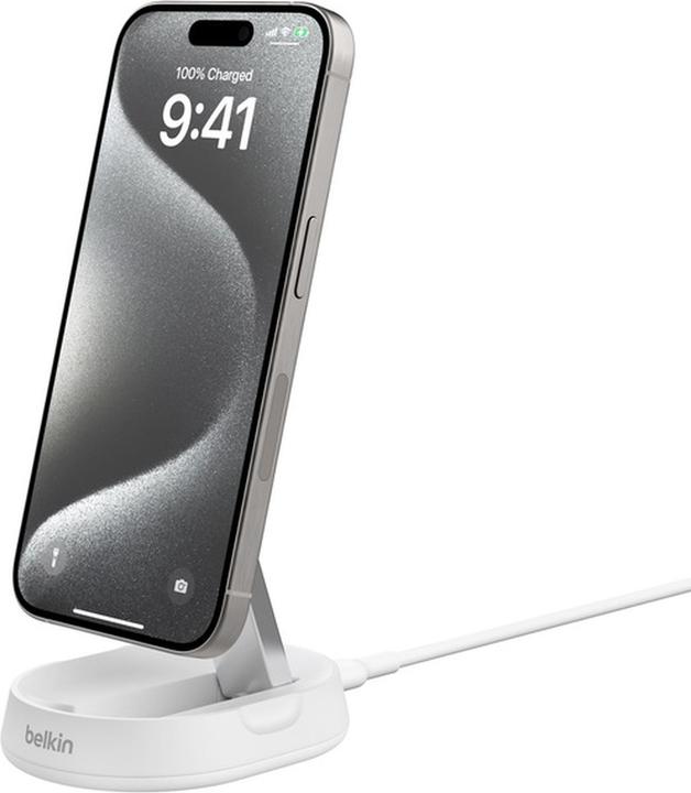 Actual product image Belkin Boost Charge Pro Qi2 magnetische Ladestation (15 W)