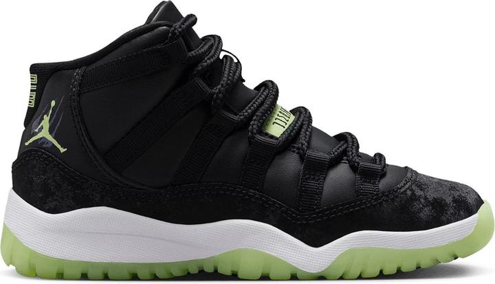 Image du produit Jordan 11 Retro Black Barely Volt (PS) (31)