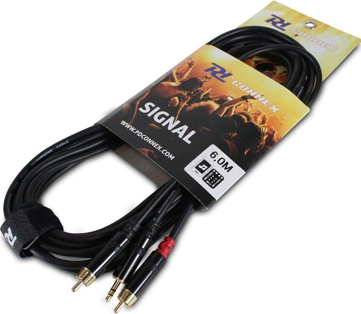 Image du produit PD Connex CX85-6 Jack 3,5mm, mâle - Cinch 6 m (6 m, Câble AUX, Câbles Cinch)