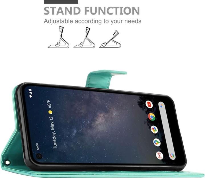 Actual product image Cadorabo Case for Alcatel 1S 2020 Flower Book (1S (2020))