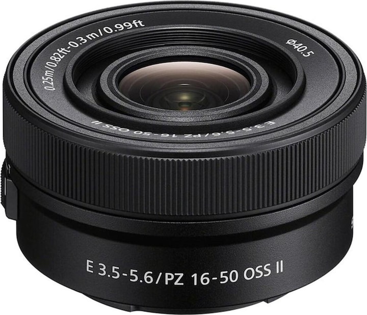 Sony E PZ 16-50mm f/3.5-5.6 OSS II (Sony E, APS-C / DX)
