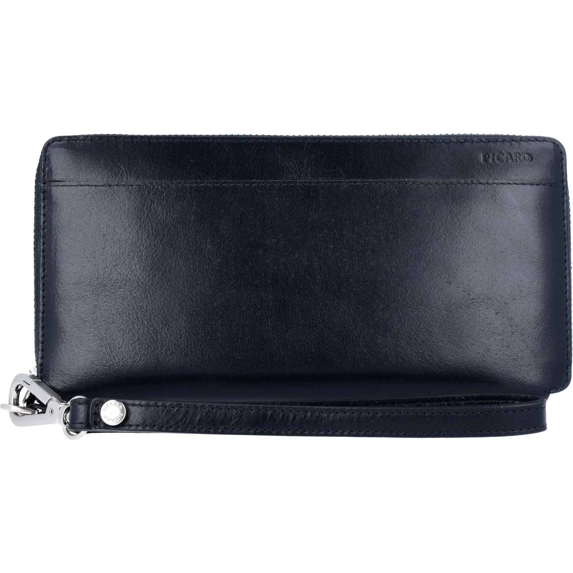 Picard, Herren, Portemonnaie, Buddy Geldbörse Leder 22 cm, Schwarz