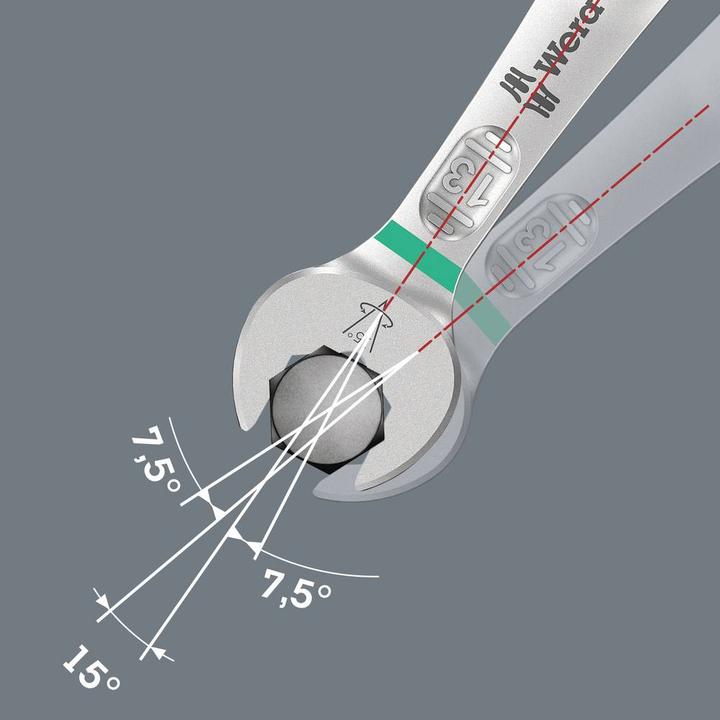 Actual product image Wera 9642 Magnetic rail 6003 Joker Imperial 1 (1/2", 9/16", 3/4", 5/16", 5/8", 11/16", 7/16", 3/8")