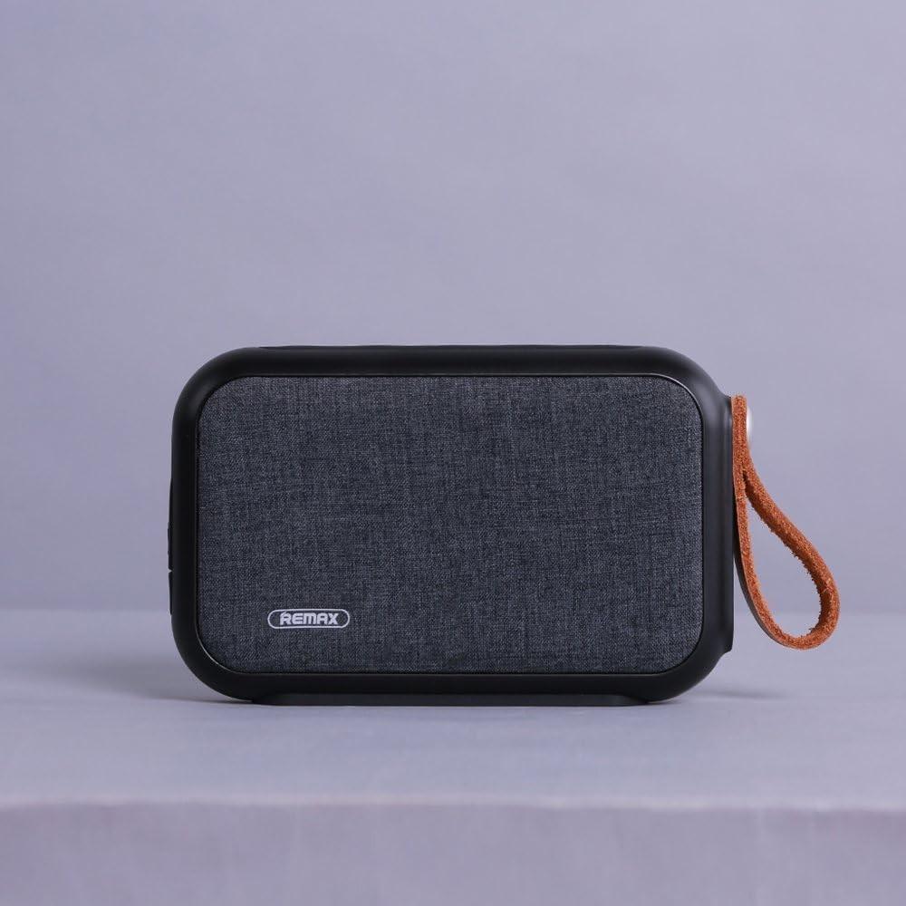 Remax Fabric Bluetooth Speaker, Portable Black, Altoparlante Bluetooth, Nero