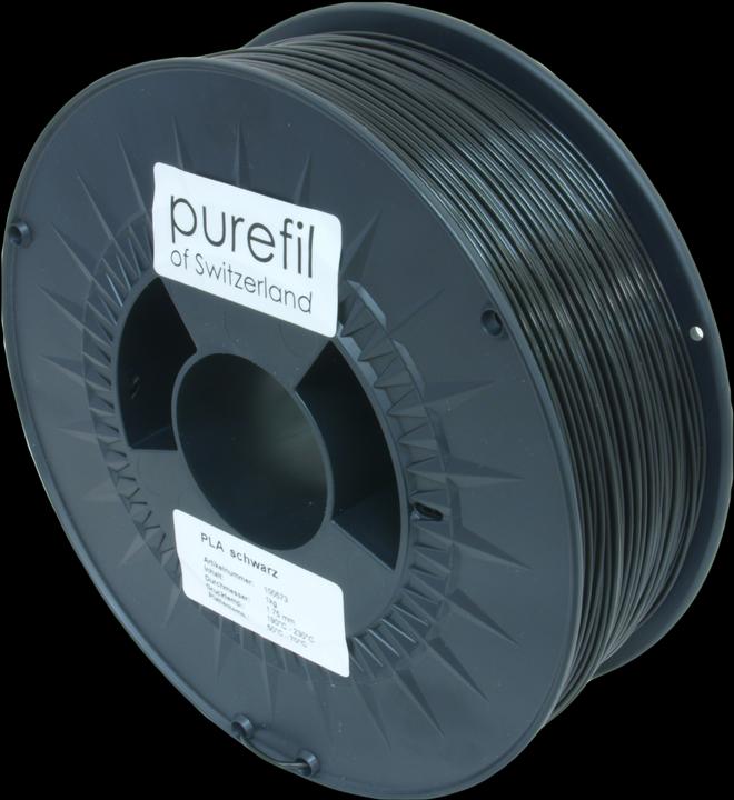 Purefil Filament (PLA-R, 1.75 mm, 1000 g, Black)
