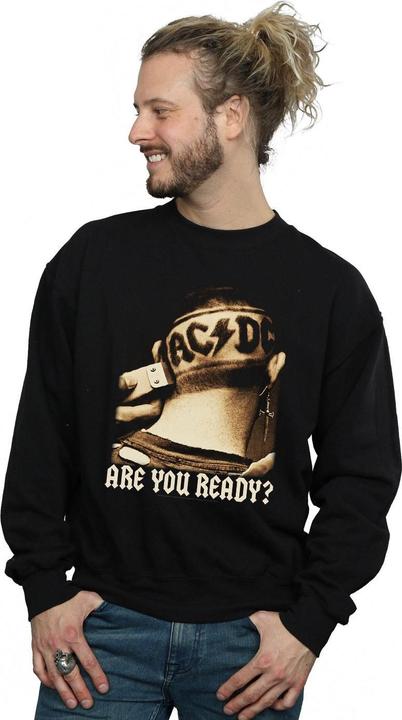 Produktbild AC/DC Are You Ready Haar rasieren Baumwolle Sweatshirt (4XL)