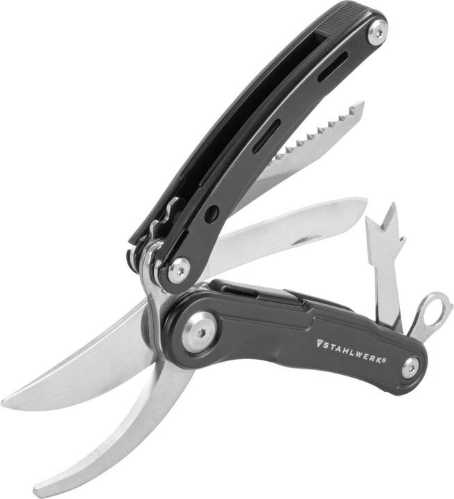 Actual product image Stahlwerk Multitool 5 Tools Pocket knife Multifunctional tool Garden shears (5 Functions)