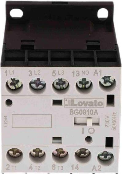 Image du produit Lovato 3P MINICONTACTOR BG09.10A 230V 50-60HZ