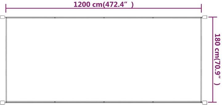 Produktbild vidaXL Senkrechtmarkise (1.80 m)