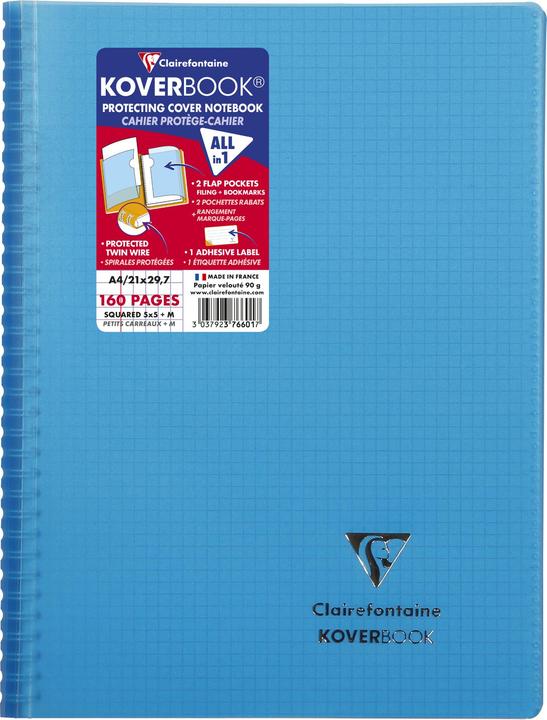 Actual product image Clairefontaine Koverbook (A4, Checked, Hardcover)