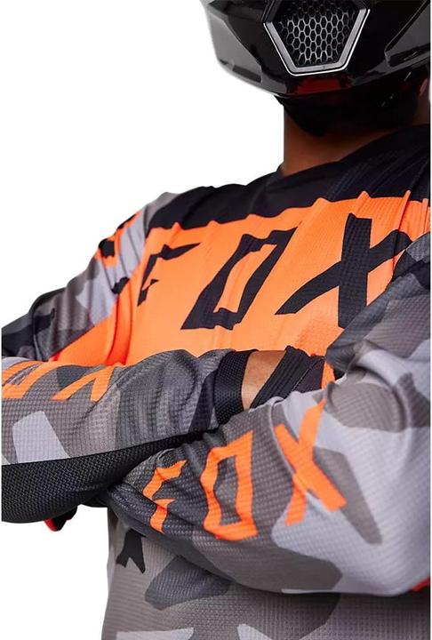 Actual product image Fox 180 BNKR Jersey - Grey Camo (Men, S)