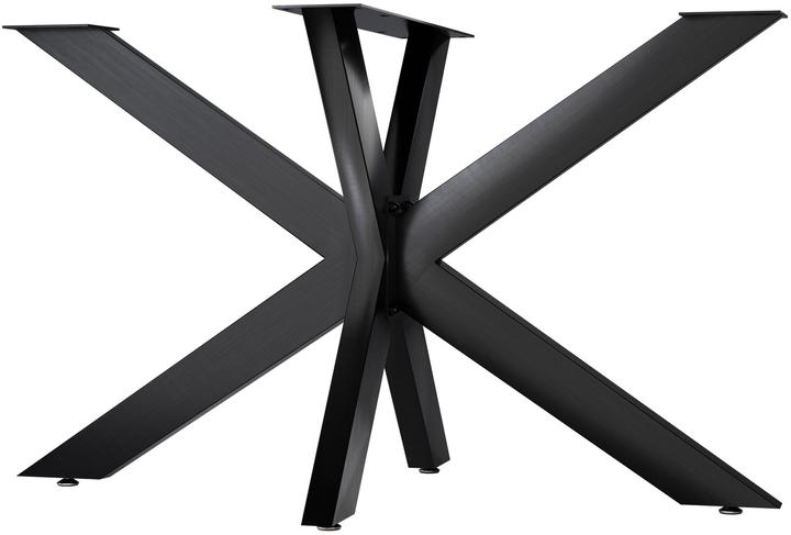 Image du produit CLP Pieds de table Hardwick en acier en forme d'étoile Hauteur 71 cm