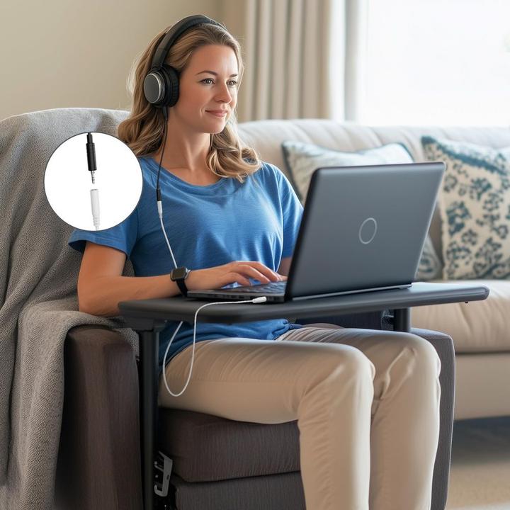 Produktbild HDgear Audio-Kabel 3.5 mm Klinke - Klinke 3.5 mm, female 0.5 m (0.50 m)