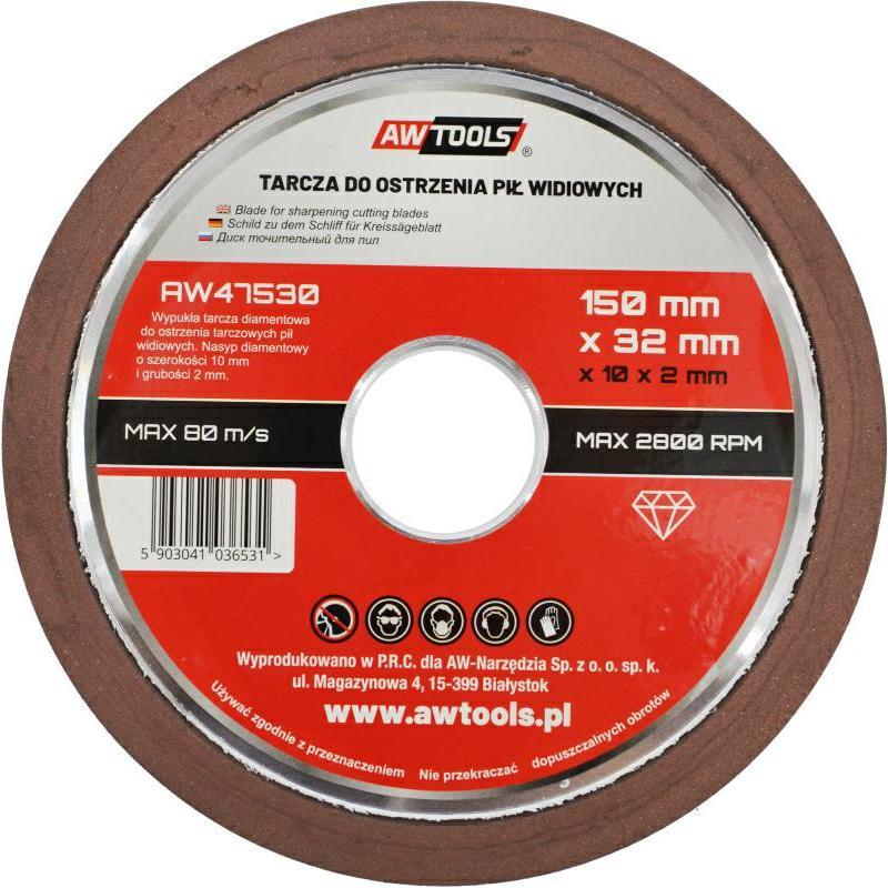 Thumbnail - Awtools, Sägeblatt, Aw Tarcza Do Ostrzenia Pił Widiowych 150mm