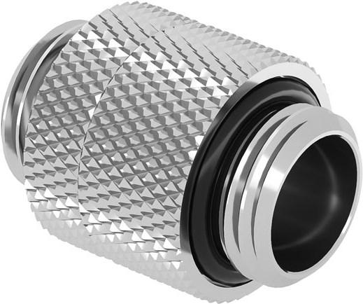 Produktbild Barrow Adapter gerade G1/4 Zoll AG auf G1/4 Zoll AG, 14mm, drehbar - silber